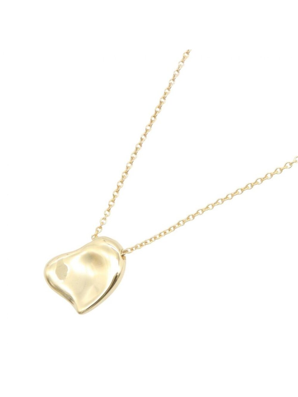 Tiffany & Co Necklace Full Heart 18K